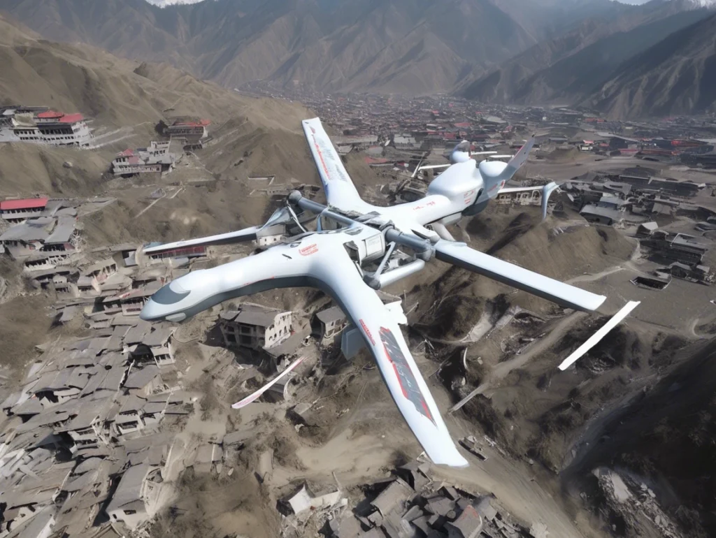 The Emergency Photoelectric Pod Of The Institute Participated In The Emergency Rescue And Rescue Of The Earthquake Epicenter In Dingri County, Xizang